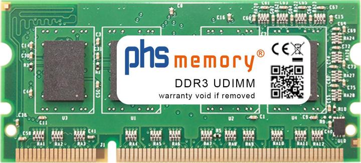 Actual product image PHS-memory 1GB RAM memory for UTAX P-C2665 MFP DDR3 UDIMM 1333MHz (UTAX P-C2665 MFP, 1 x 1GB)
