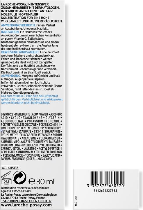 Image du produit La Roche Posay Sérum Redermic Pure Vitamine C10 (30 ml)