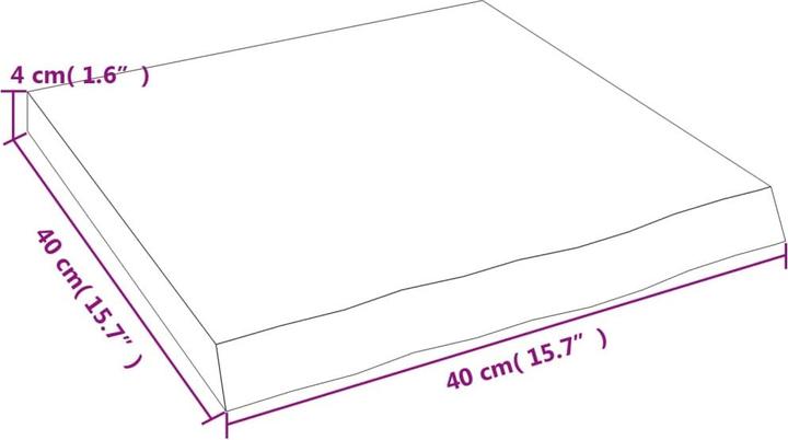 Image du produit VidaXL Emerald (40 x 4 x 40 cm)