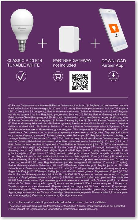 Actual product image Ledvance Candle P40 (E14, 5 W, 470 lm, 1 x, F)