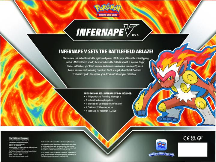 Actual product image Pokémon Infernape V Box (English, Booster display)