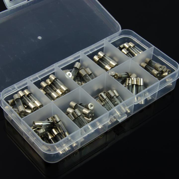 Produktbild Purecrea Feinsicherung Set 100Stk. 5x20mm assortiert (Feinsicherung, Flink)