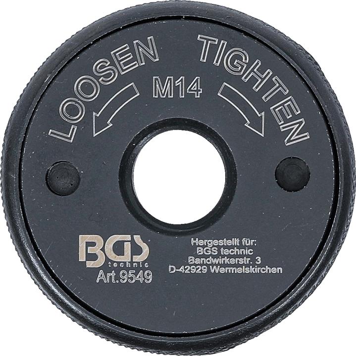 Produktbild BGS Schnellspannmutter für Winkelschleifer M14
