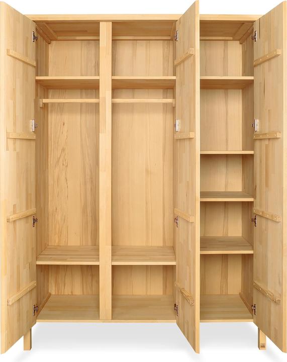 Actual product image Pinolino Enno" children's room set extra-wide large, 3-pcs. (Baby cot, Changing unit, Children's wardrobes)