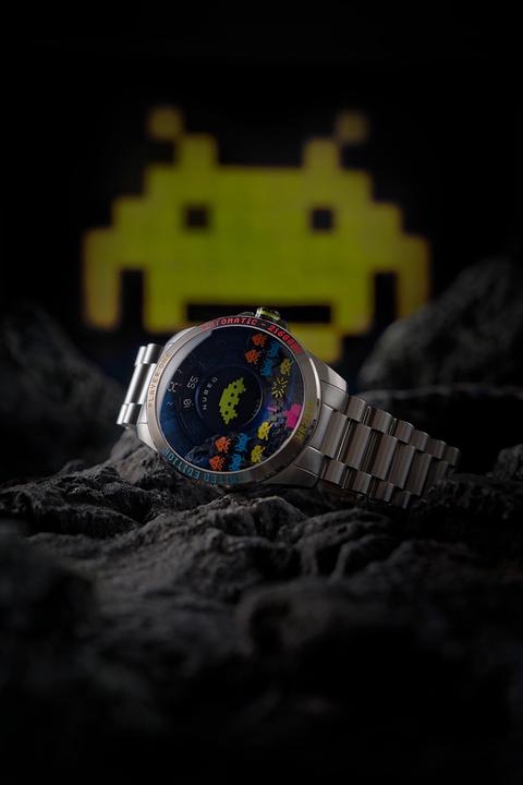 Actual product image Nubeo NB-6082-SI-22 Men's watch Quasar Automatic Limited 48mm 20ATM