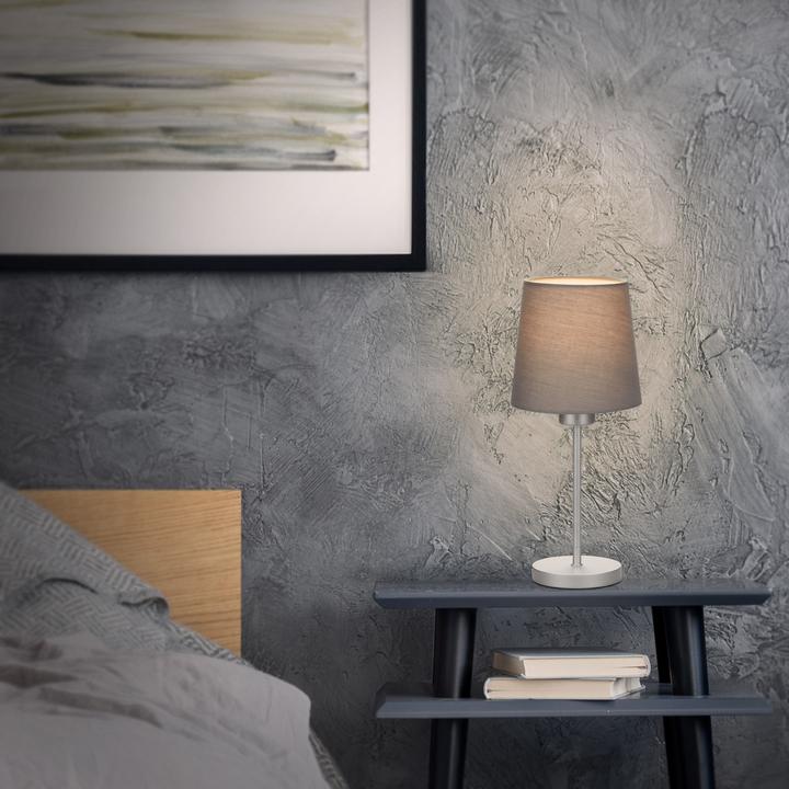 Image du produit Briloner Lampe de table, gris-argent, 1xE14/25W (E14)
