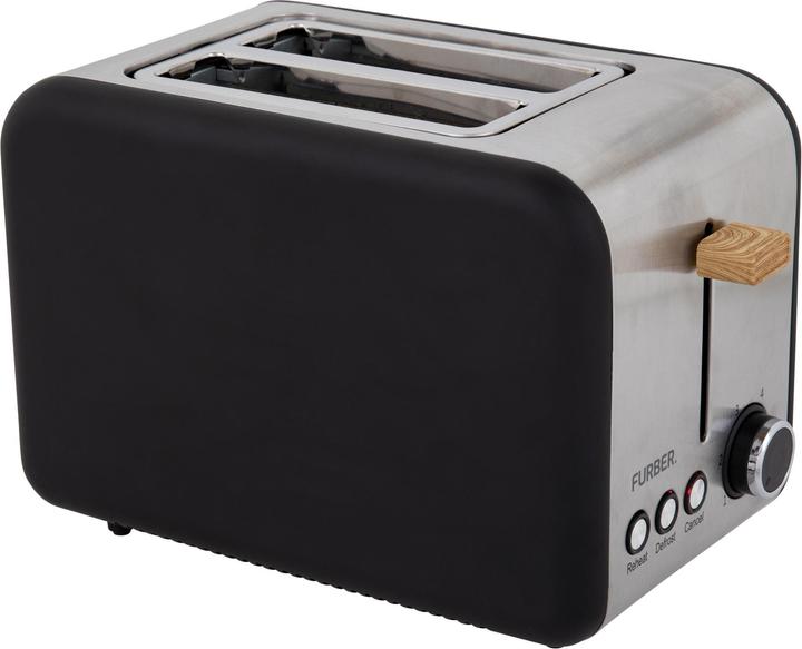 Furber Toaster Schwarz matt