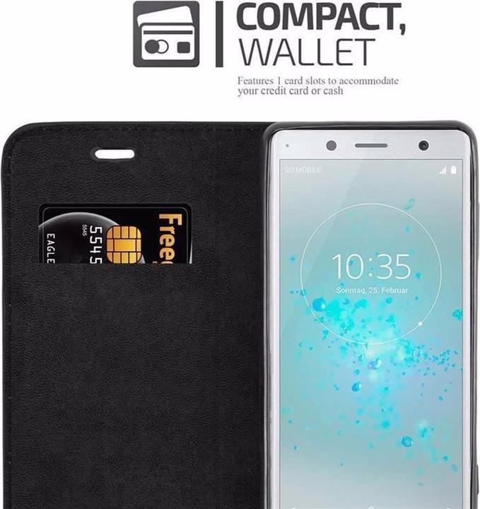 Productafbeelding Cadorabo Boek Onzichtbare Magneethoes (Sony Xperia XZ2 Compact)