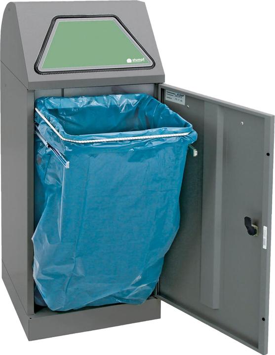 Produktbild kaiserkraft System-Wertstoffsammler, Einwurfklappe handbetätigt (75 l)