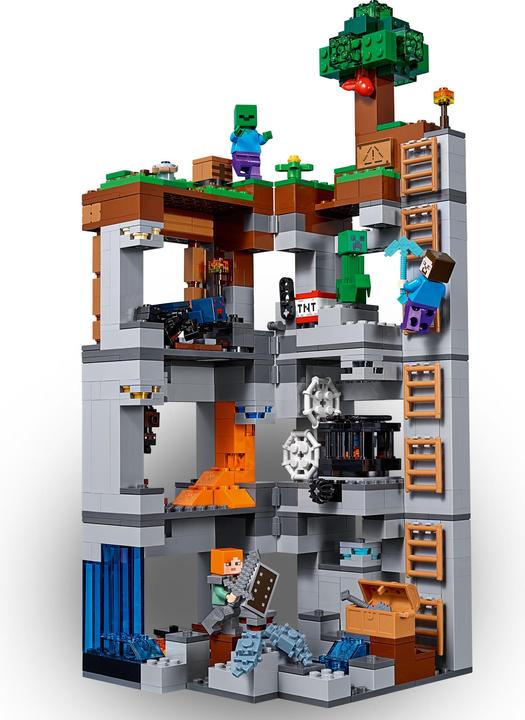 Actual product image LEGO Adventure in the rocks (21147, LEGO Minecraft)