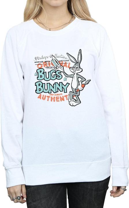 Actual product image Looney Tunes Womens/Ladies Bugs Bunny Vintage Sweatshirt (S)