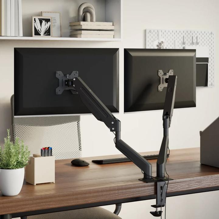 Image du produit VidaXL Bras pour écran double pour Max 27 pouces VESA 75/100 mm 20 kg (27")