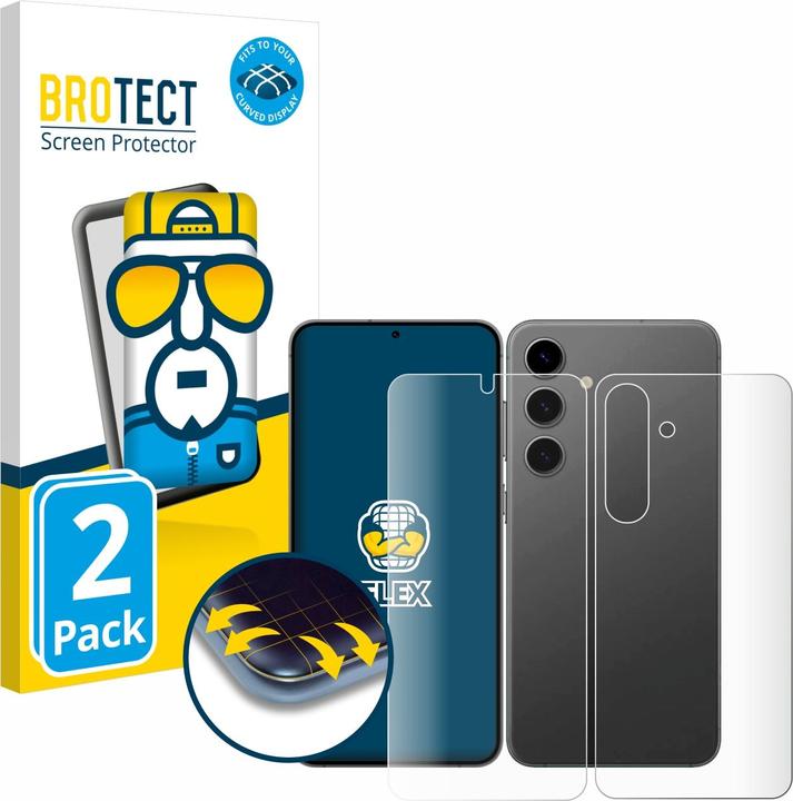 Actual product image BROTECT Full cover screen protector (2 Piece, Samsung Galaxy S24)