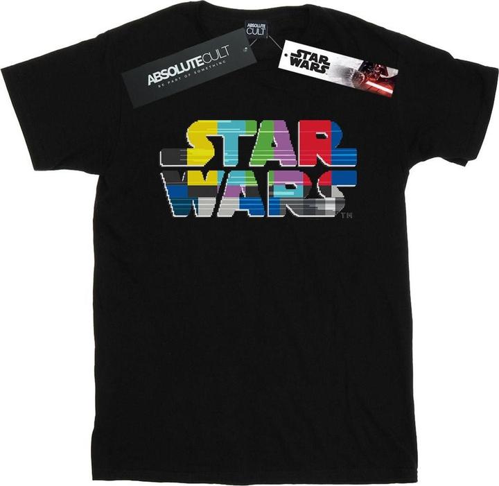 Actual product image Star Wars Mens Test Card Logo T-Shirt (XL)