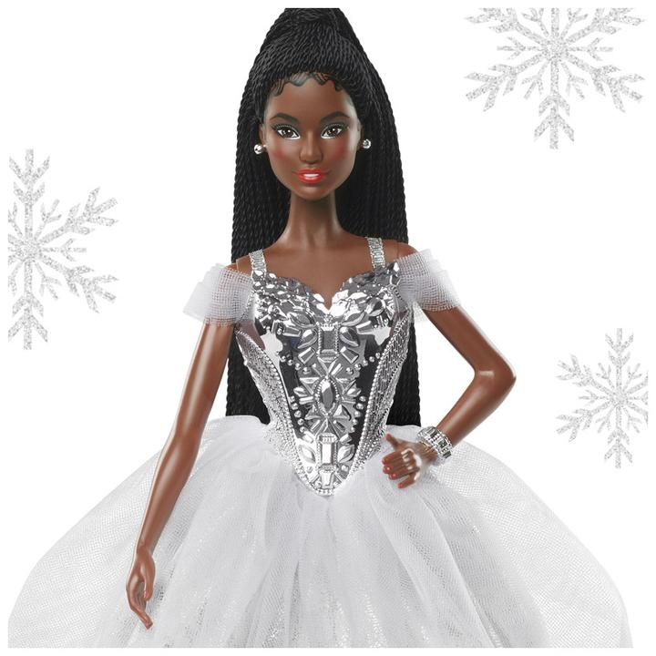 Actual product image Mattel Barbie Collectible Silver Holiday