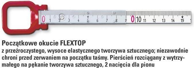 Actual product image BMI Professional tape measure ERGOLINE length 50 m tape width 13 mm A mm/cm EG II aluminium, white st... (cm, mm)