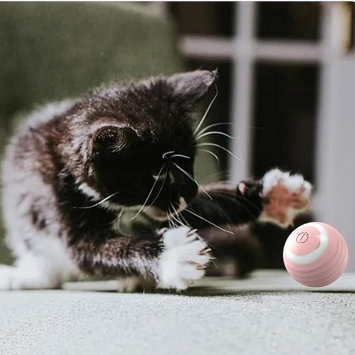 Immagine prodotto Suba Elektrischer Katzenball mit LED Licht (Palla giocattolo per gatti)