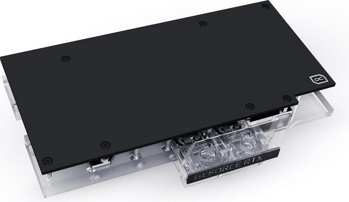 Actual product image Alphacool Ice Block Aurora GPX-N RTX 3070 TUF/Dual with Backplate - Acrylic + Nickel
