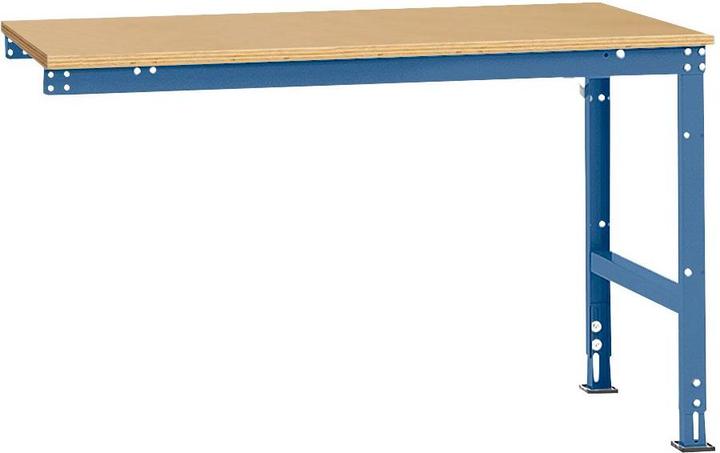 Manuflex AU6065.5007 Arbeits-Anbautisch UNIVERSAL Standard mit Multiplexplatte BxTxH 1500