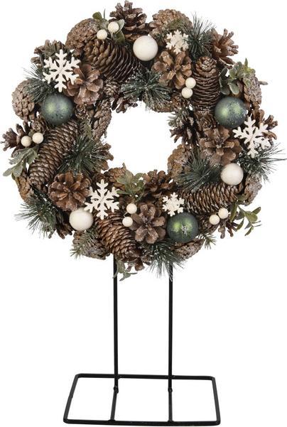 Actual product image HBX Wreath stand - black - approx. 26 x 47 cm
