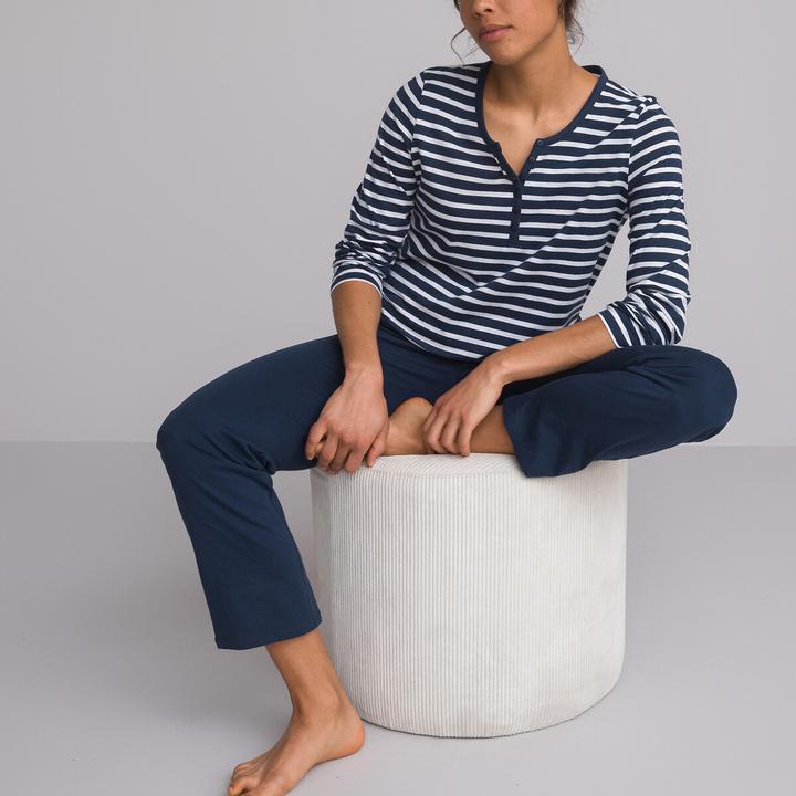 Image du produit La Redoute Collections Pyjama en jersey de coton (42)