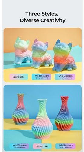 Immagine prodotto Creality Hyper PLA (PLA, 1.75 mm, 1000 g, Multicolore)