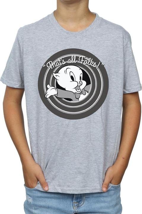 Image du produit Looney Tunes Boys That's All Folks Porky Pig T-Shirt (128)