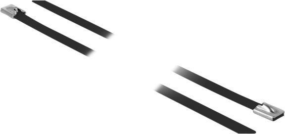 Image du produit Delock Colliers de serrage en acier inoxydable 400x7,9 10 pcs. (Serre-câbles en plastique, 400 mm, 10 pcs)