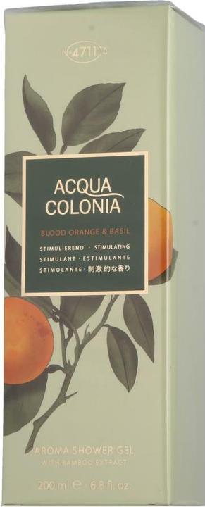 Productafbeelding Acqua Colonia 4711 Acqua Coloniaood Sinaasappel en Basilicum (Douchegel 200ml) (200 ml)