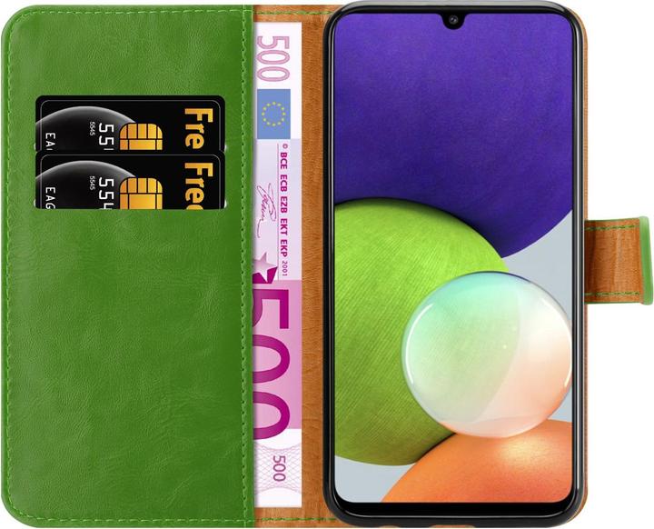 Actual product image Cadorabo Luxury Book Cover (Samsung Galaxy M22, Samsung Galaxy A22, Samsung Galaxy A32)