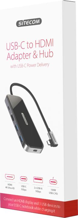 Immagine prodotto Sitecom USB-C - HDMI (USB-C, 5 Porti)