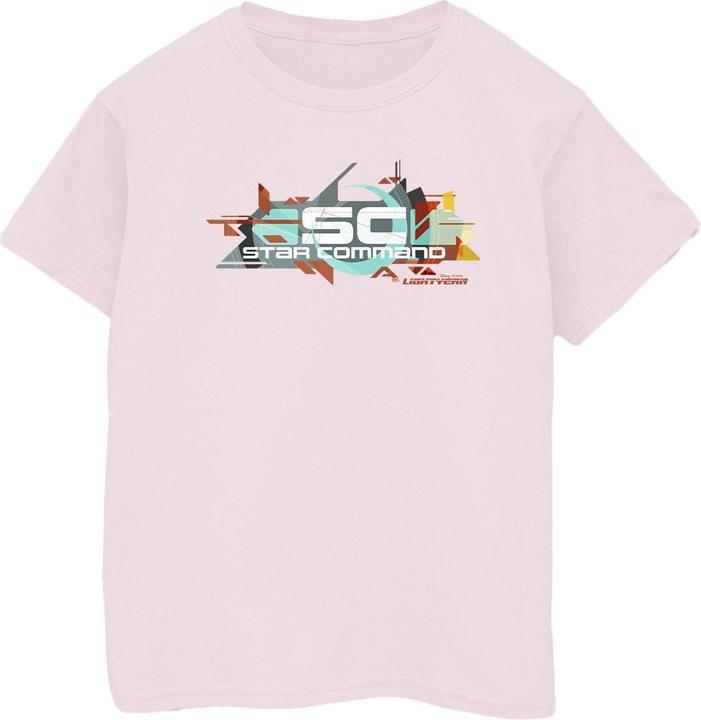 Actual product image Disney Womens/Ladies Lightyear Star Command Graphic Title Cotton Boyfriend T-Shirt (S)