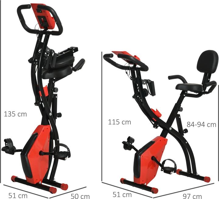 Produktbild Homcom Fahrradtrainer mit LCD Display
