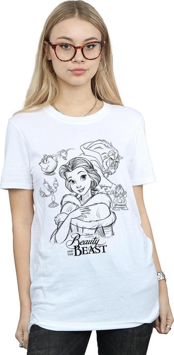 Produktbild Disney Beauty And The Beast Collage Sketch TShirt (XXL)