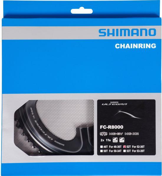 Actual product image Shimano Ultegra FC-R8000 chainring 11-speed MT (52)