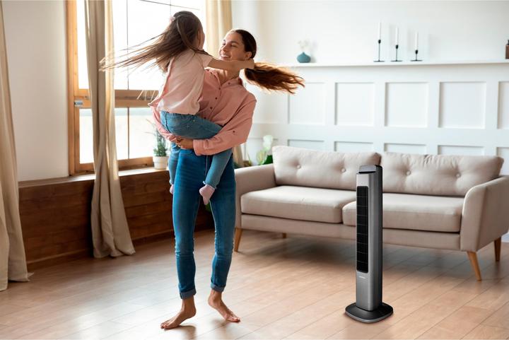 Produktbild Medion TURMVENTILATOR MD10809 5 Geschwindigkeitsstufen, 45 Watt Leistung, Touch-Bedienfeld, LED Display, in (50 dB)