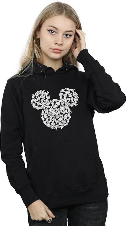 Immagine prodotto Disney Mickey Mouse Head Of Hands Felpa con Cappuccio Donna (S)