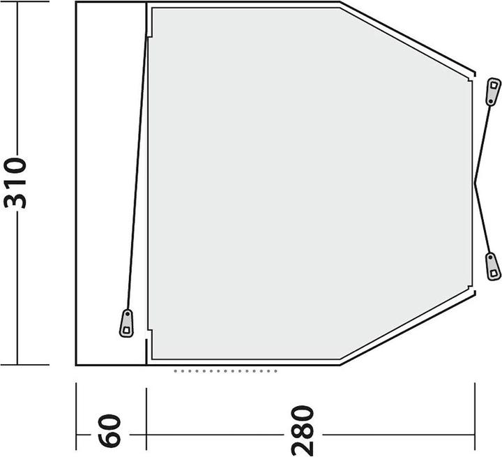 Actual product image Easy Camp Shamrock awning (Awning, 8.70 kg, 1 person)