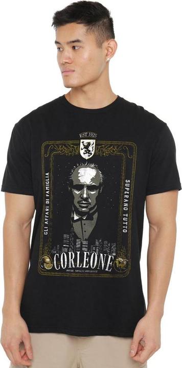 Actual product image The Godfather Mens Don Vito Corleone Classic Poster T-Shirt (XXL)
