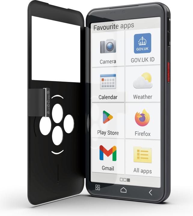 Actual product image Emporia Smart 6 Lite (128 GB, Black, 5.58", Single SIM, 50 Mpx, 4G)