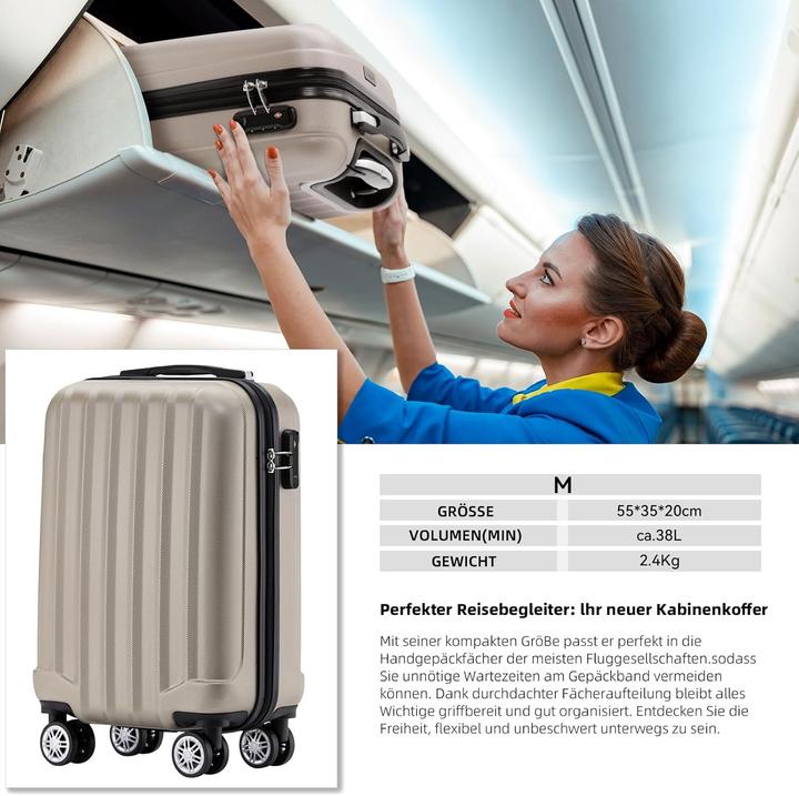 Produktbild Beibye Handgepäckkoffer (45 l, Handgepäck (bis 50l))