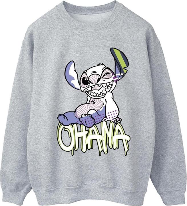 Immagine prodotto Disney Lilo And Stitch Ohana Graffiti Felpa Donna (L)