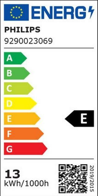Energie-Label Philips LED Bulbs (E27, 13 W, 1521 lm, 3 x, E)
