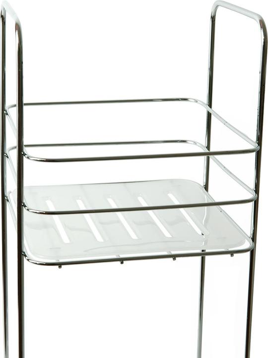 Produktbild Casativo Regal aus verchromtem Metall (16 x 40 x 16 cm)