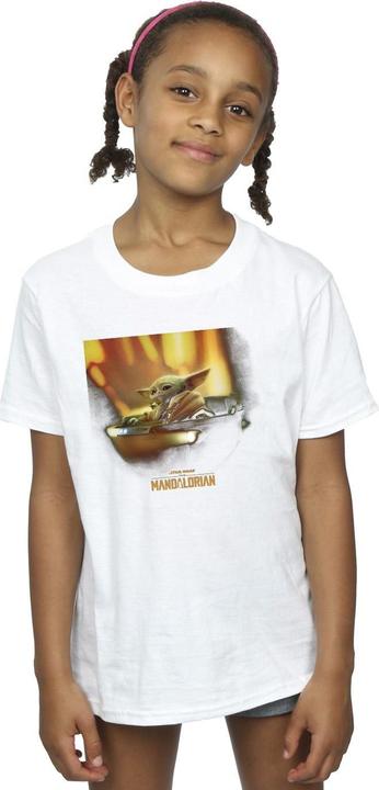 Immagine prodotto Star Wars The Mandalorian Grogu Painted Maglietta Ragazze (140, 146)