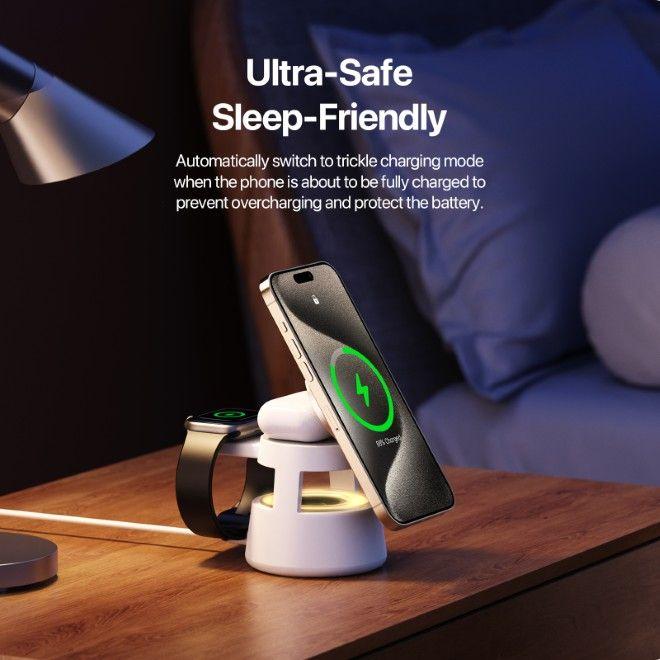 Produktbild Duzzona W23 Series Wireless Charger mit Bluetooth Lautsprecher (15 W)