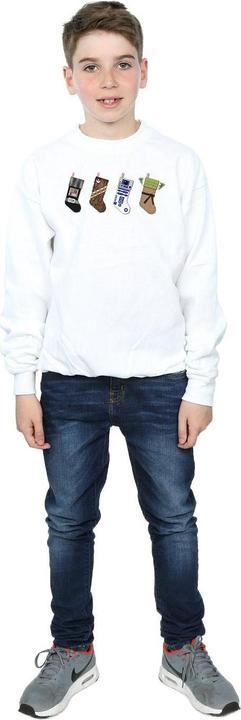 Actual product image Star Wars Boys Christmas Stockings Sweatshirt (140, 146)