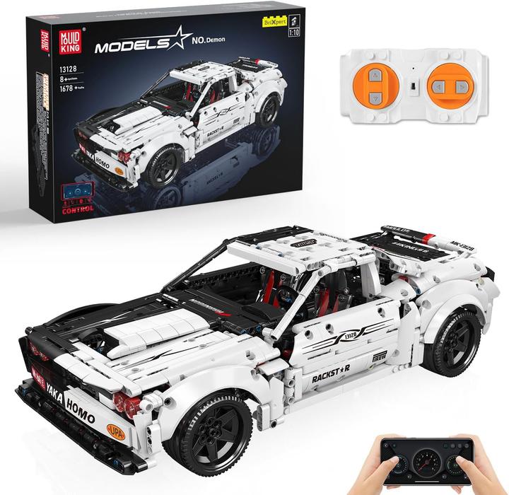Actual product image Mould King 13128 - Challenger Muscle Car Demon Hellcat