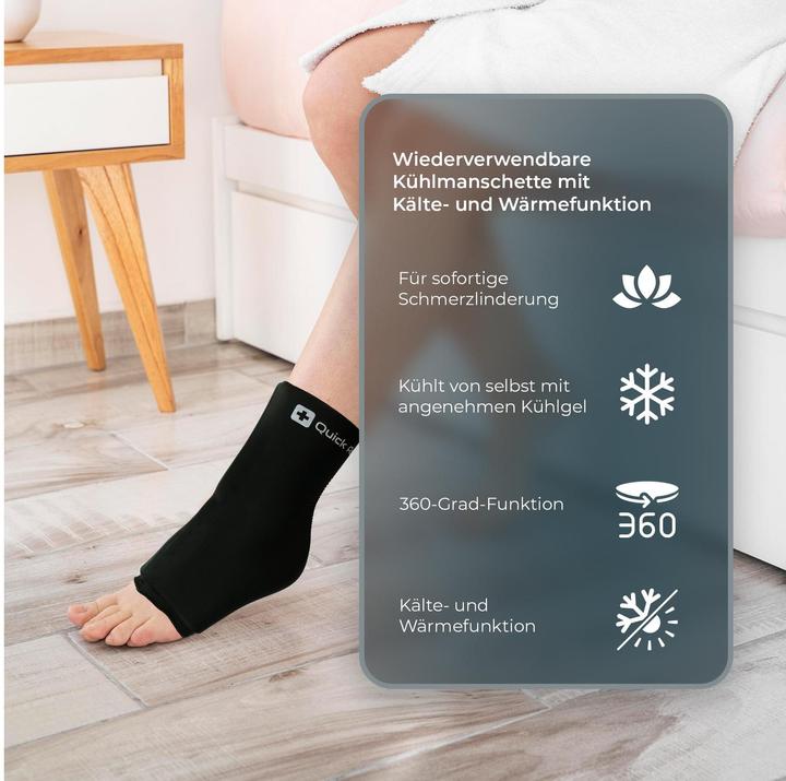 Immagine prodotto Quick Aid Bracciale di raffreddamento per la caviglia (M)