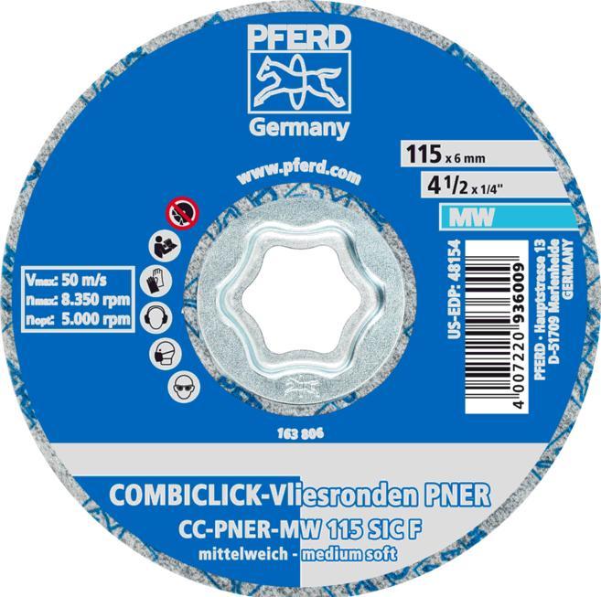 Image du produit Pferd Sonde COMBICLICK® non tissée CC-PNER MW 115 SiC F UE : 5 (Fin)